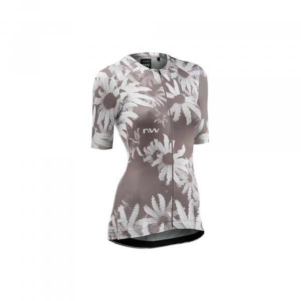 Koszulka rowerowa damska NORTHWAVE Blade Woman Jersey beżowy