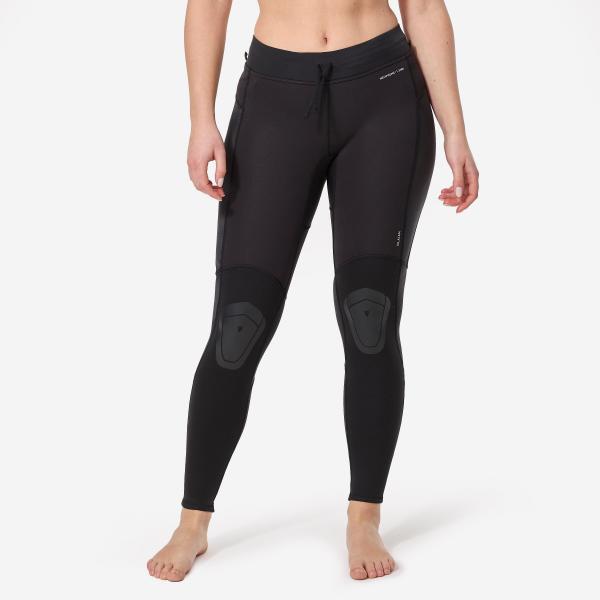 Legginsy UV surfingowe damskie Olaian 900 z neoprenu