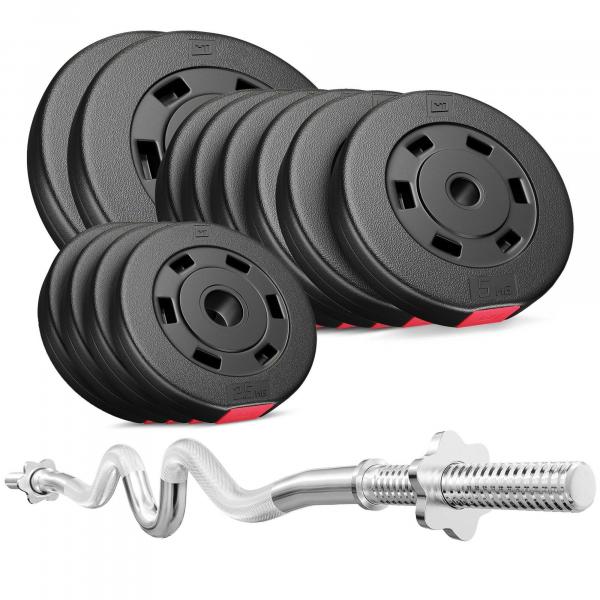 Zestaw obciążeń kompozytowych Hop-Sport Premium 67kg