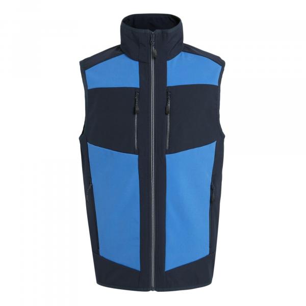 Ocieplana Męska Blok Kolorystyczny Softshell