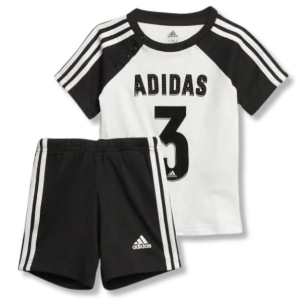 Komplet dziecięcy Adidas I Sport Sum Set bawełniany Koszulka + spodenki