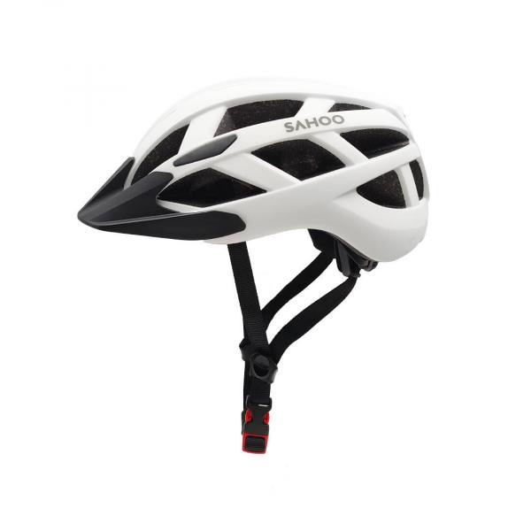 Kask rowerowy In-mould z lamką Sahoo