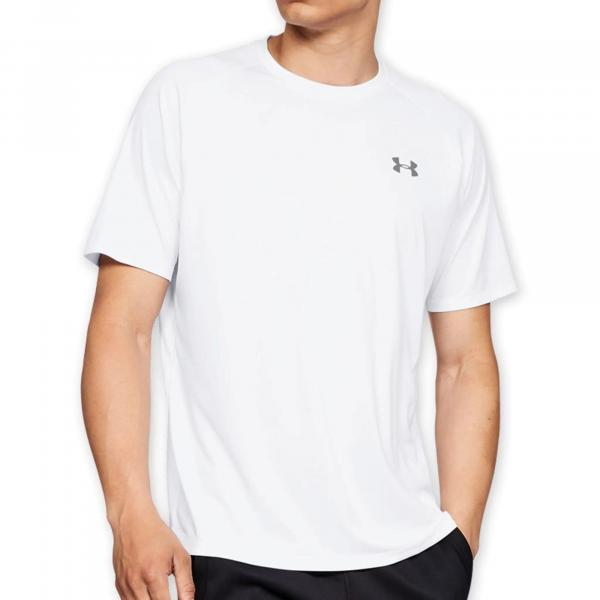 Koszulka z krótkim rękawem Męska Under Armour Tech 2.0 Biały