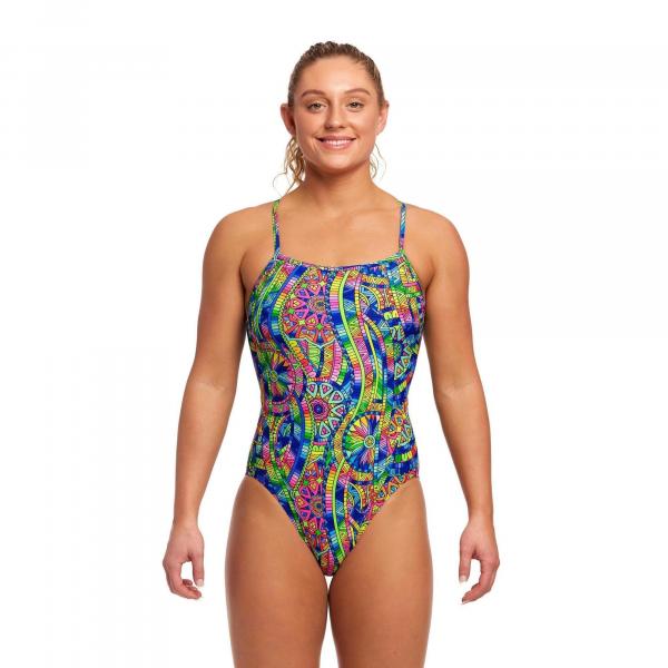 Strój do pływania FUNKITA Spin The Bottle - Single Strap