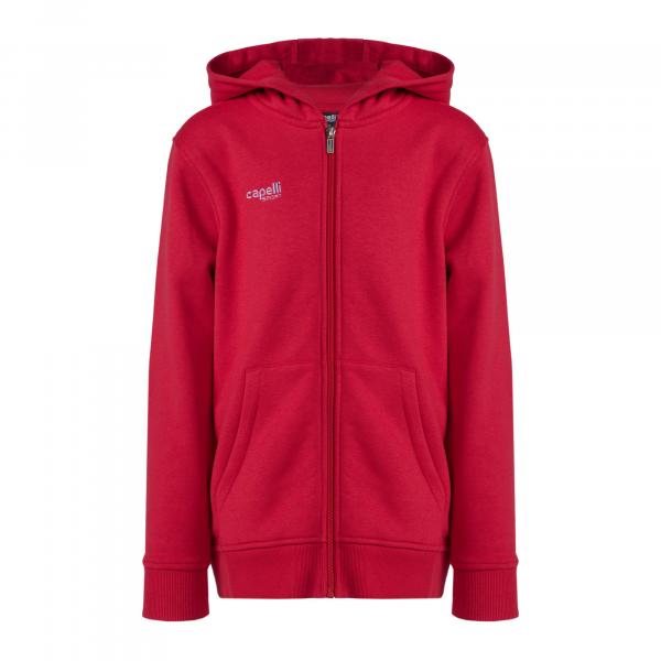 Bluza piłkarska dziecięca Capelli Basics Youth Zip Hoodie