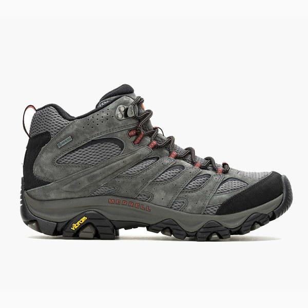 Mężczyźni Turystyka Buty Merrell Moab 3 Mid GTX, Szare