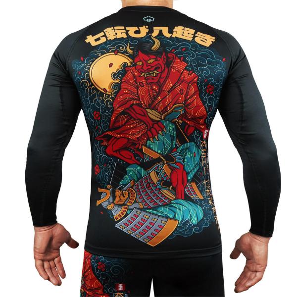 Rashguard do MMA/BJJ męski Ground Game Ashi Garami z długim rękawem