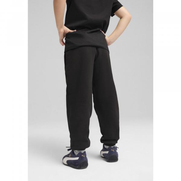 Dziecięce polarowe spodnie dresowe ESS z logo No. 1 PUMA Black
