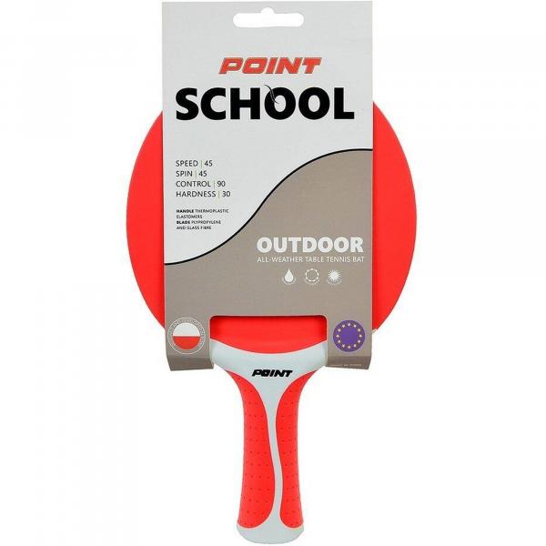 Rakietka do ping ponga Point School outdoor czerwona