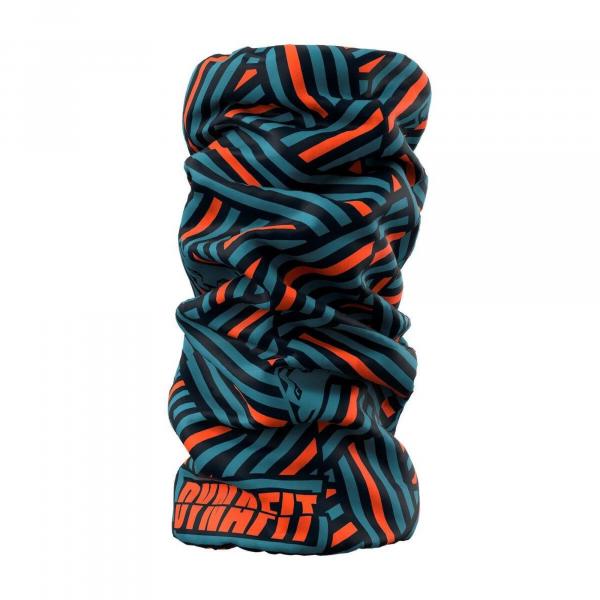 Komin wielofunkcyjny Dynafit Logo Neck Gaiter niebieski/pomarańczowy uni