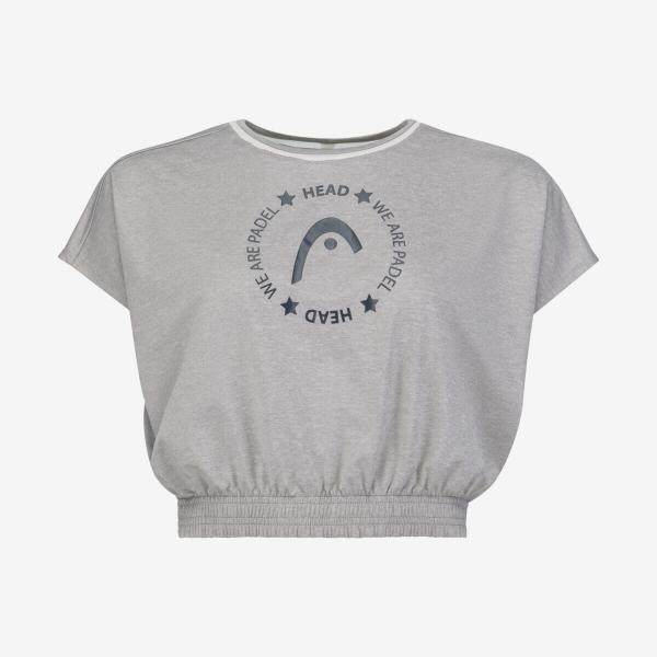 Koszulka z krótkim rękawem damska PADEL Crop Top