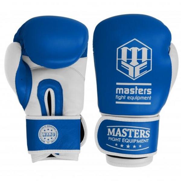 Rękawice bokserskie skórzane Masters Fight Equipment Rbt-Trw (Wako Approved)