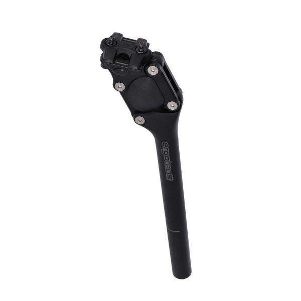 ERGOTEC Sztyca amortyzowana PM-705N z równoległobokiem, Ø31,6, 350 mm