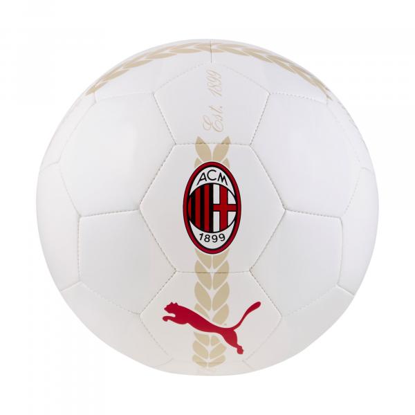 Przedmeczowa piłka do piłki nożnej AC Milan 24/25 PUMA White Putty Beige