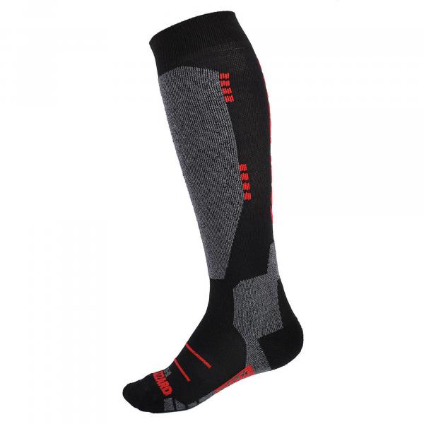 Skarpety narciarskie Blizzard Wool Sport Ski Merino black/red