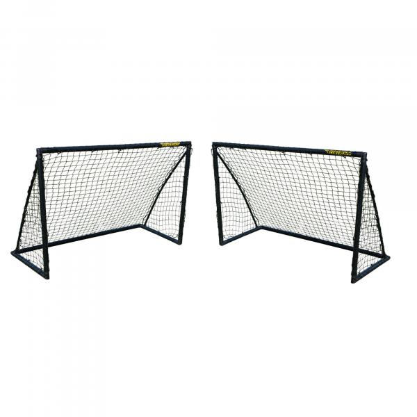 Para bramek do piłki nożnej - 1,8 x 1,2 m - PVC - Czarne