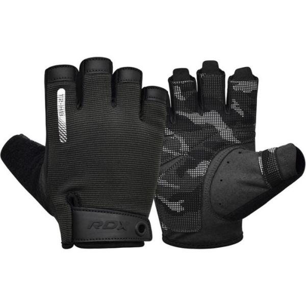 Gym Gloves T2 - Half Finger Zwart - Czarny – S