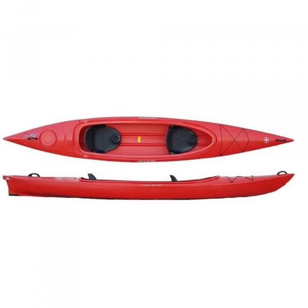 Kajak dwuosobowy do pływania Wave sport Vista Rental rodzinny stabilny