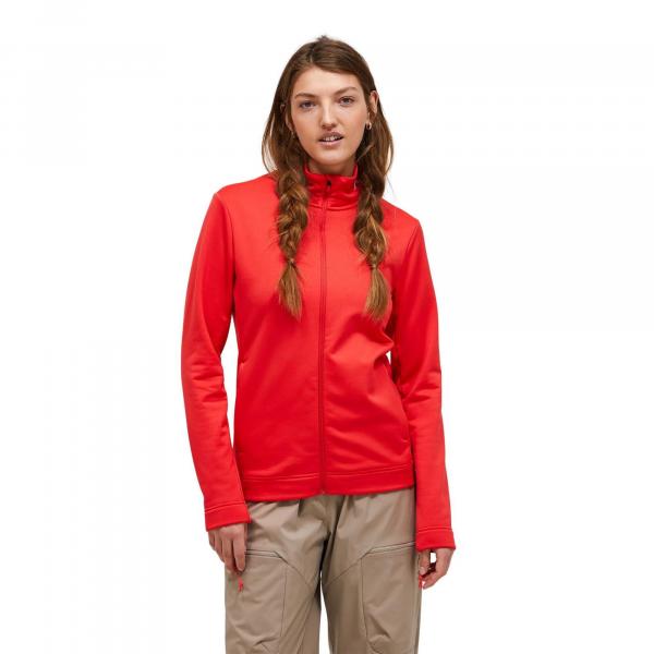 Bluza Peak Performance damska Rider Tech Zip Jacket czerwona - L