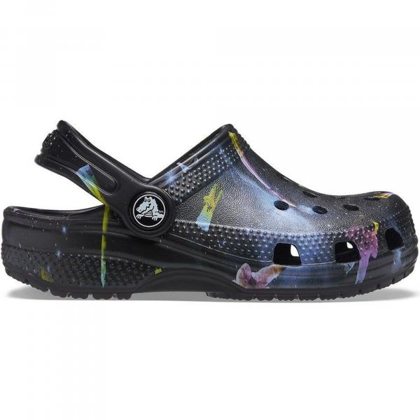 Klapki Crocs dla dzieci Classic Out Of This World II Clog czarne 206818 001