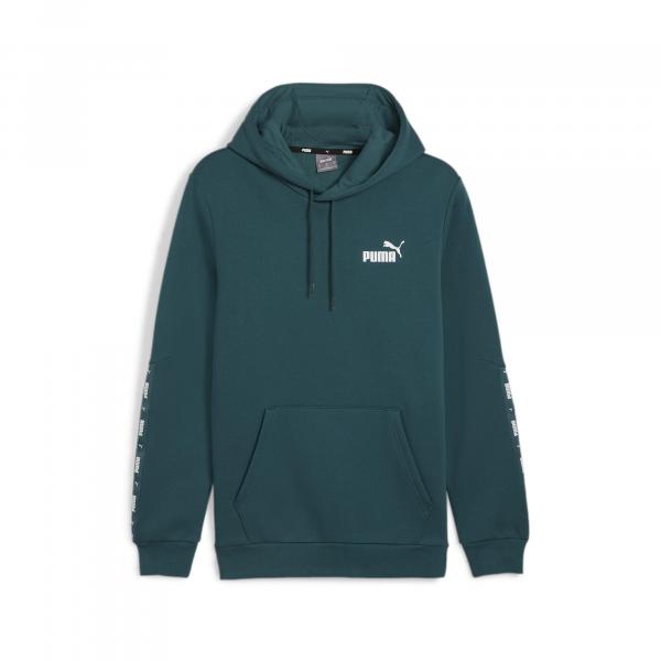 Męska bluza z kapturem Essentials+ Tape PUMA Cold Green
