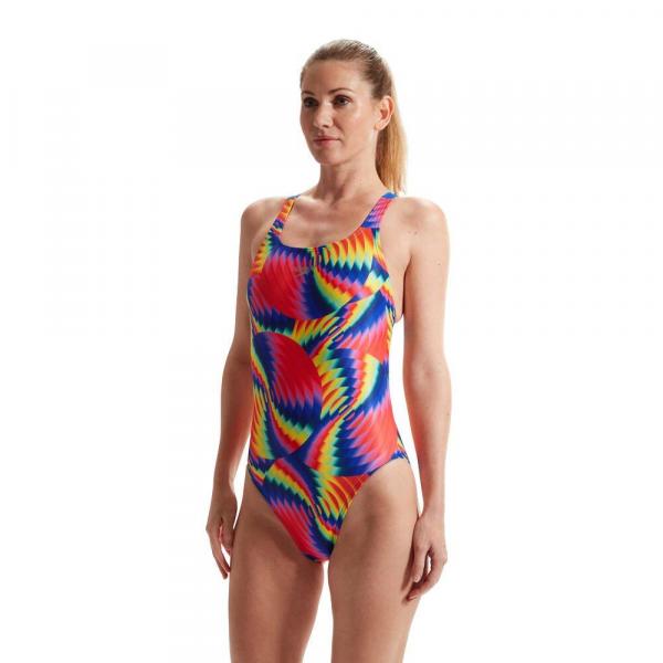 Strój pływacki damski Speedo Allover Digital Leaderback
