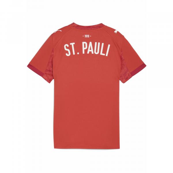 Młodzieżowa czwarta koszulka FC St. Pauli 25/26 PUMA Burnt Red White