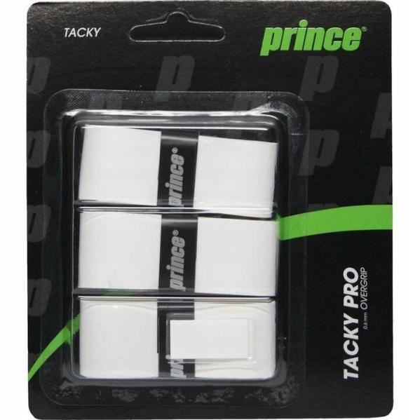 Owijka tenisowa wierzchnia biała Prince Tacky Pro 3P - 3 szt.