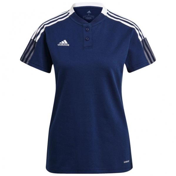 Koszulka polo piłkarska damska adidas Tiro 21 Polo W