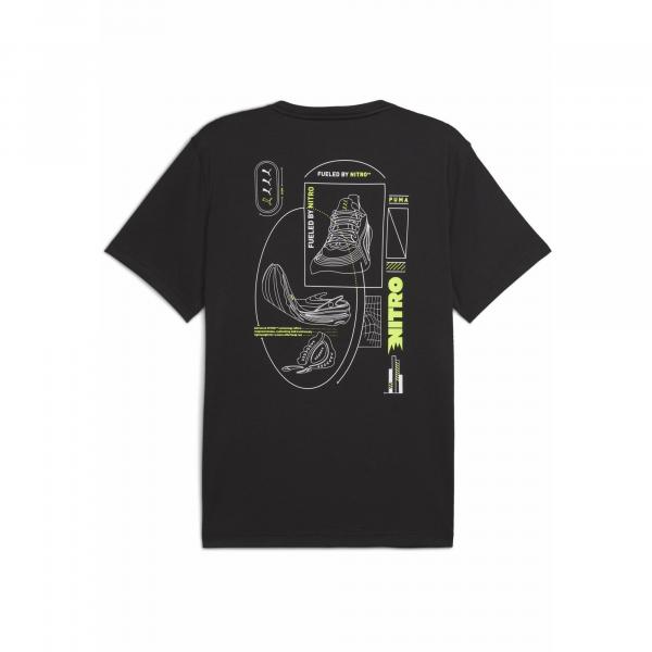 Męska koszulka do biegania z grafiką NITRO™ PUMA Black