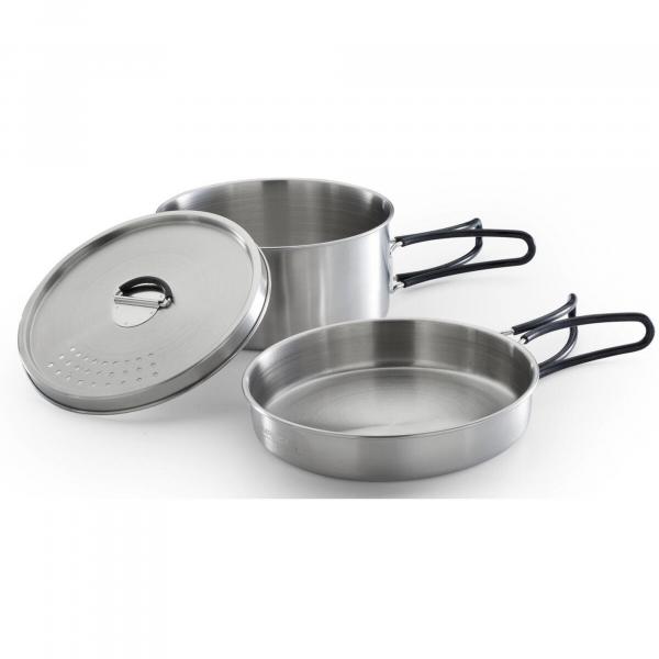 Zestaw Naczyń stalowych Campingaze STAINLESS STEEL TREKKING KIT