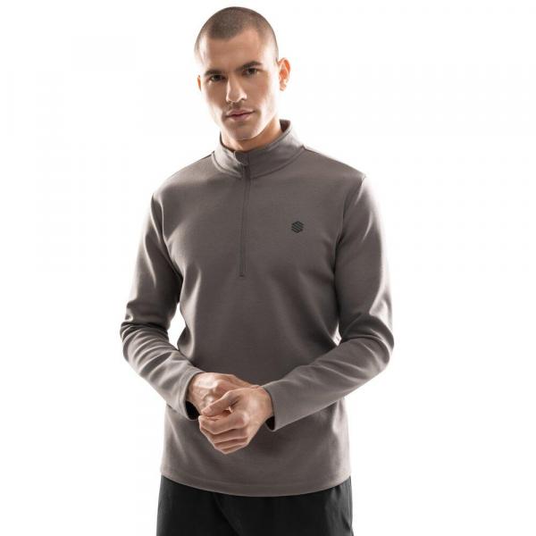 Męska bluza treningowa z suwakiem pod szyją Fitness Siroko Troop