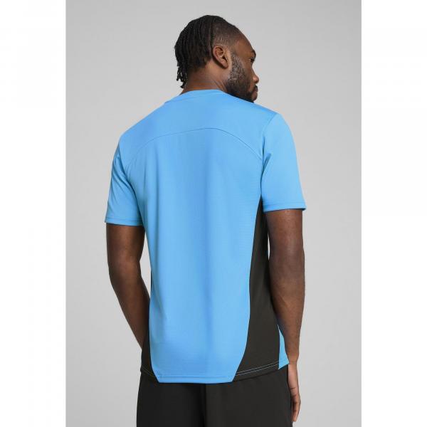 Męska koszulka treningowa Olympique Marsylia PUMA Bleu Azur Copper Blue Metallic