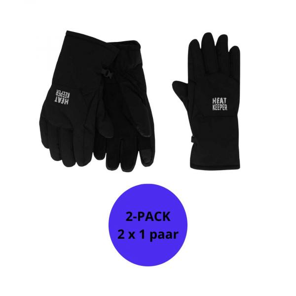 Rękawiczki zimowe męskie Softshell I-Touch 2 pary