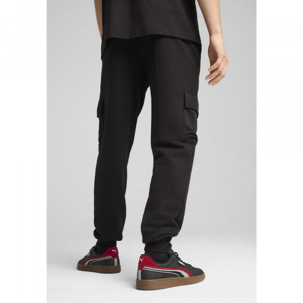 Męskie bojówki z Essentials z logo No. 1 PUMA Black