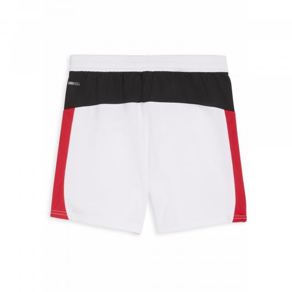 Młodzieżowe szorty AC Milan 25/26 PUMA White For All Time Red