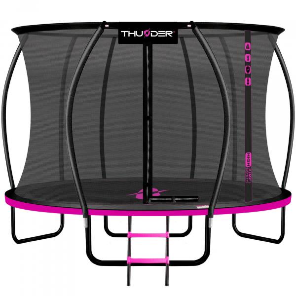 Trampolina ogrodowa dla dzieci Thunder Inside Ultra 12FT Pink