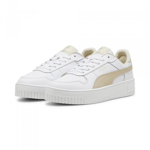 Sneakersy damskie Carina Street PUMA White Putty Beige