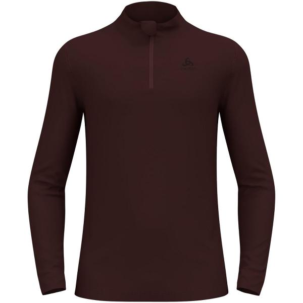 Bluza termoaktywna męska Odlo Merino 260 BL Top Turtle Neck LS Half Zip