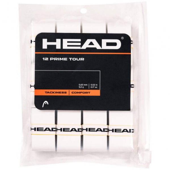 Owijki tenisowe wierzchnie Head Prime Tour x12 białe