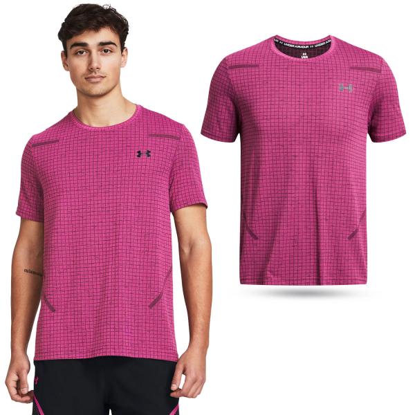 Koszulka fitness męska Under Armour Seamless Grid Short Sleeve