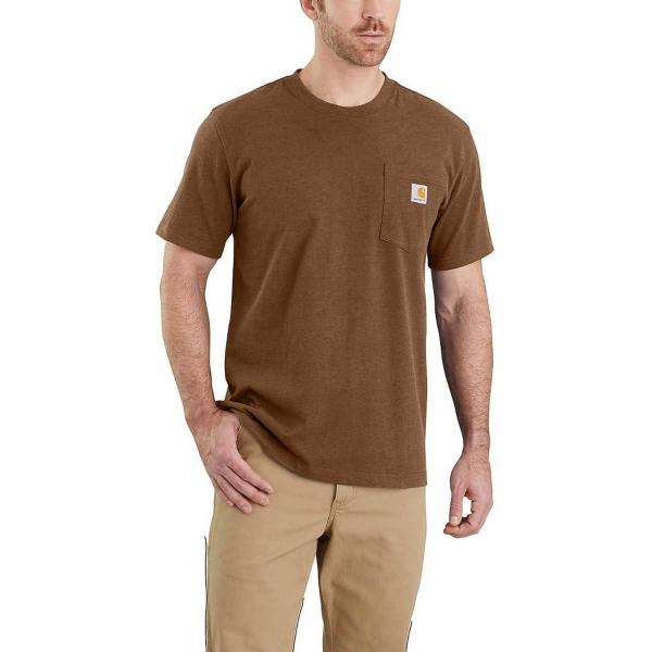 Koszulka sportowa męska T-shirt Carhartt Heavyweight Pocket K87