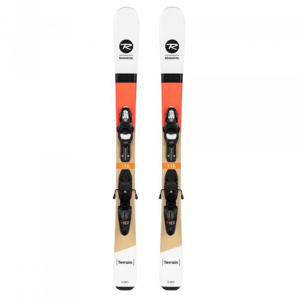 Narty dziecięce Rossignol TERRAIN + LOOK KID 4 z GRIP WALK