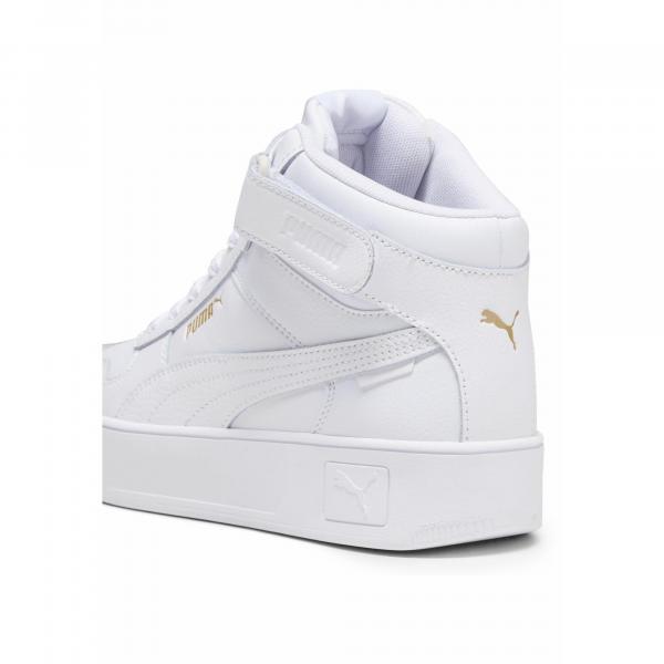 Damskie sneakersy Carina Street Mid PUMA White Gold