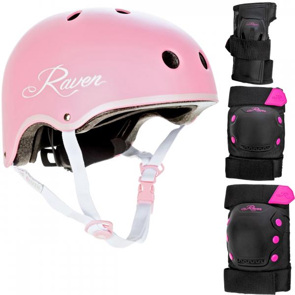 Zestaw Raven Kask Essto + Ochraniacze Dexard
