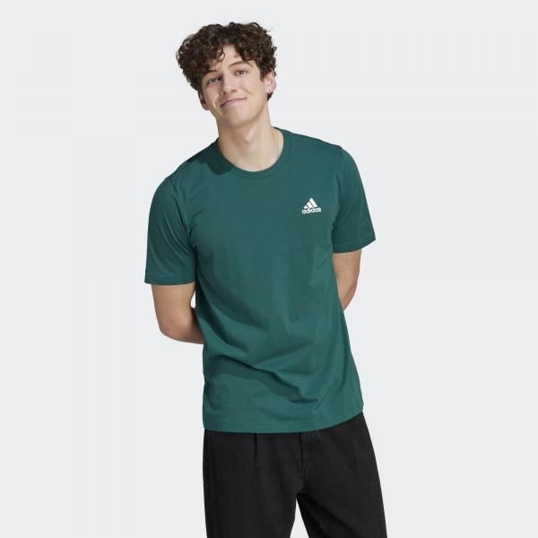 Essentials Single Jersey Embroidered Small Logo Tee