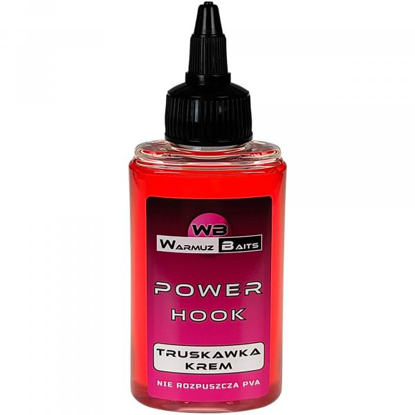 Liquid Booster Warmuz Baits Truskawka Krem Power Hook 90Ml