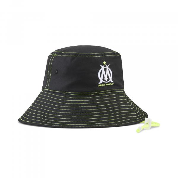 Kapelusz typu bucket Olympique Marsylia FASTER PUMA Black White