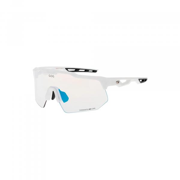 Okulary rowerowe fotochromowe GOG Loki - matt white/black