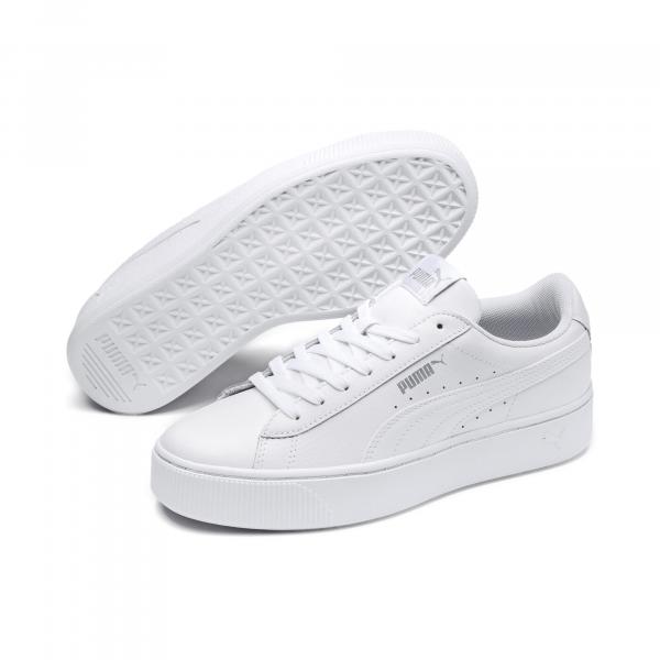 Podwyższone damskie buty sportowe PUMA Vikky PUMA White